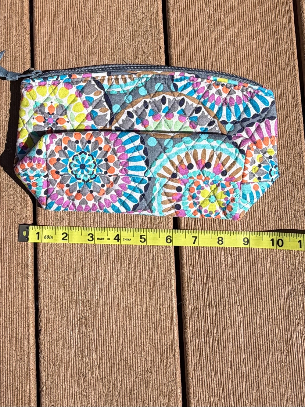 Vera Bradley cosmetic bag Colorful Mandala Zip Pouch - Multicolor